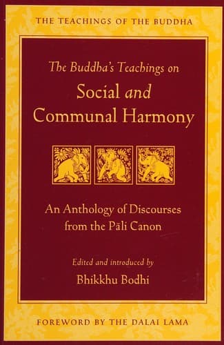 Cover of Buddha's Teachings on Social and Communal Harmony