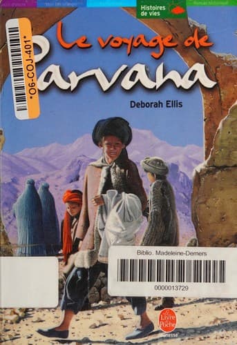 Cover of Le voyage de Parvana