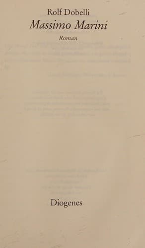 Cover of Massimo Marini