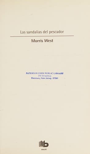 Cover of Las Sandalias del Pescador