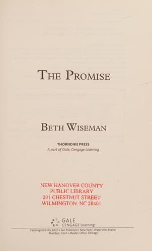 Cover of The promise