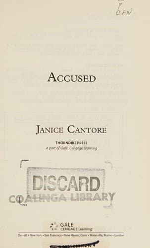 Cover of Accused