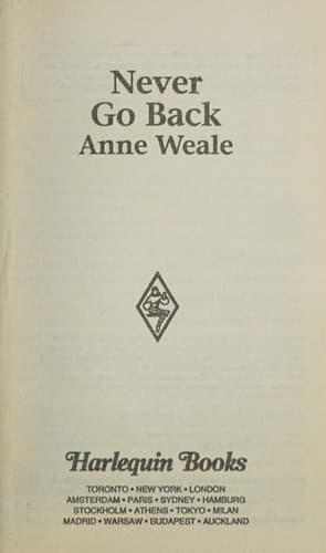 Cover of Never go back