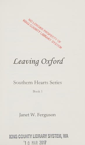 Cover of Leaving Oxford