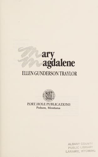 Cover of Mary Magdalene