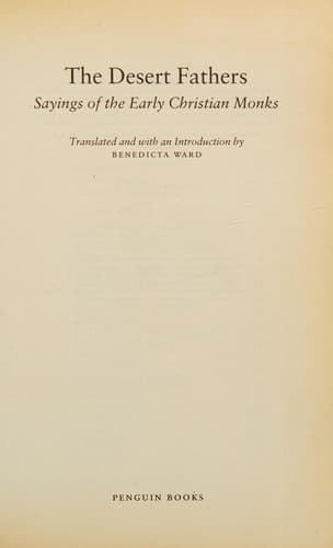 Cover of The Desert Fathers