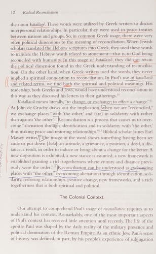 Cover of Radical Reconciliation: Beyond Political Pietism and Christian Quietism