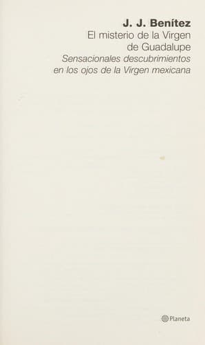 Cover of El misterio de la Virgen de Guadalupe