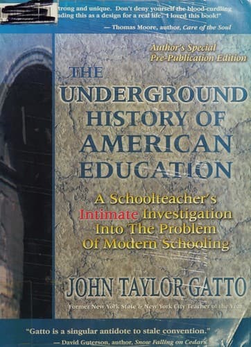 Cover of Underground History of American Education (June 2016)