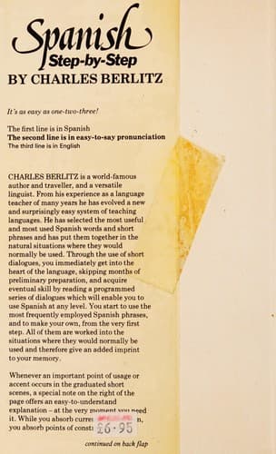 Cover of Spanish