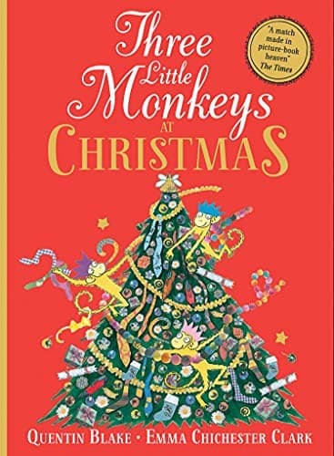 Cover of Three Little Monkeys at Christmas