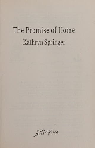 Cover of The promise of home