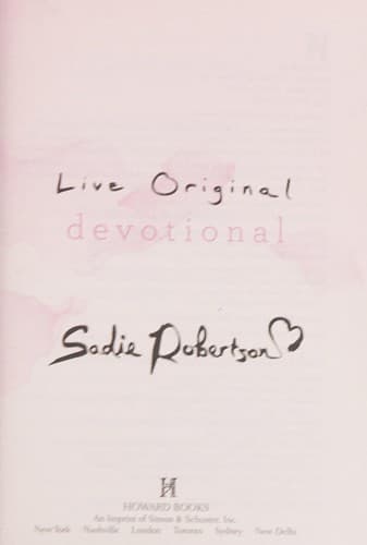 Cover of Live Original Devotional