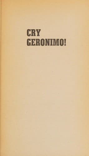 Cover of Cry Geronimo!