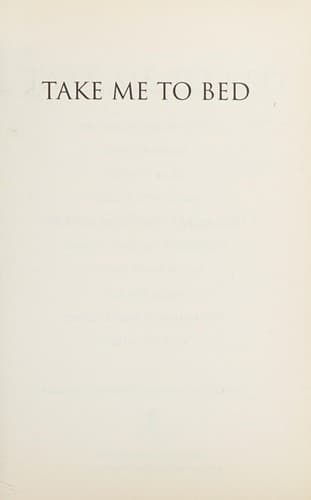 Cover of Take Me to Bed