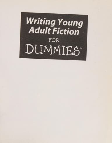 Cover of Writing young adult fiction for dummies