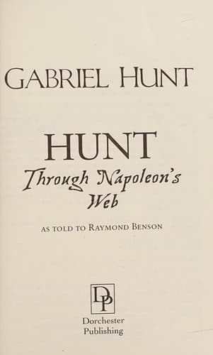 Cover of Hunt through Napoleon's web