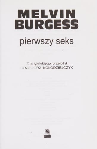 Cover of Pierwszy seks