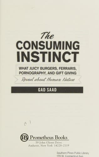 Cover of Consuming Instinct