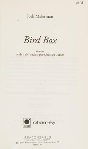 Cover of Bird Box