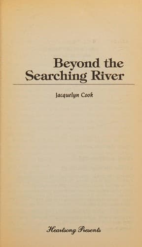 Cover of Beyond the Searching River