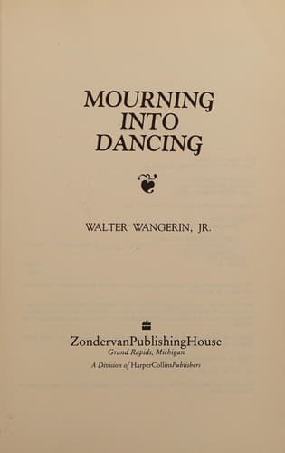 Cover of Mourning into dancing