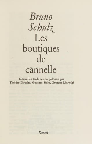 Cover of Les boutiques de cannelle