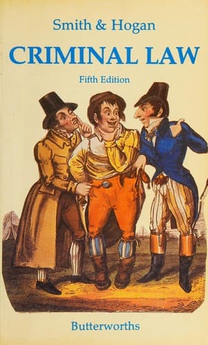 Cover of Smith and Hogan on criminal law