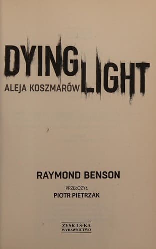 Cover of Dying light