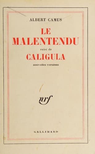 Cover of Caligula ; and Cross purpose  (Le malentendu)