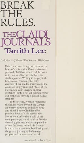 Cover of The Claidi journals