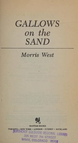 Cover of Gallows on the Sand