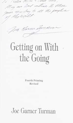 Cover of Getting on with the going