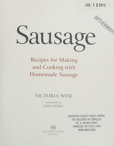Cover of Sausage