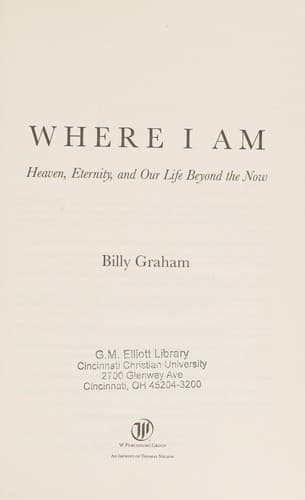 Cover of Where I am