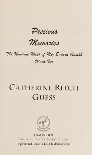 Cover of Precious memories
