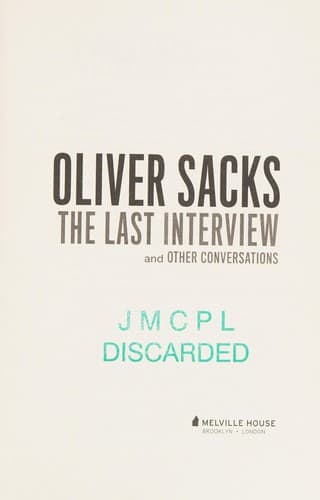 Cover of Oliver Sacks