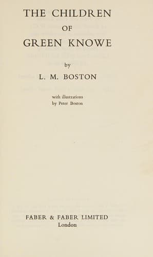 Cover of The children of Green Knowe