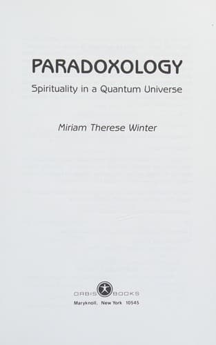 Cover of Paradoxology