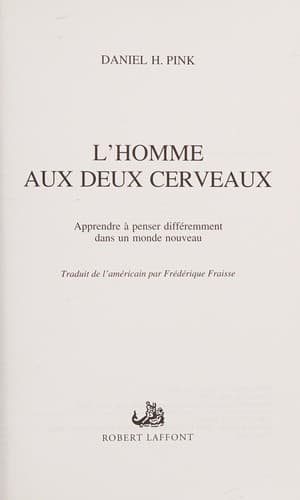 Cover of L'homme aux deux cerveaux