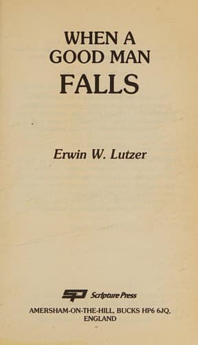 Cover of When a good man falls
