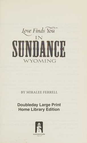 Cover of Love finds you in Sundance Wyoming