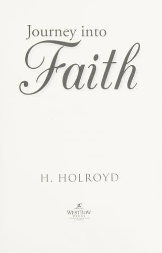 Cover of Journey into faith