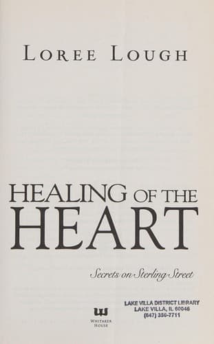 Cover of Healing of the heart