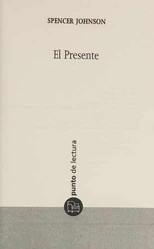 Cover of El presente