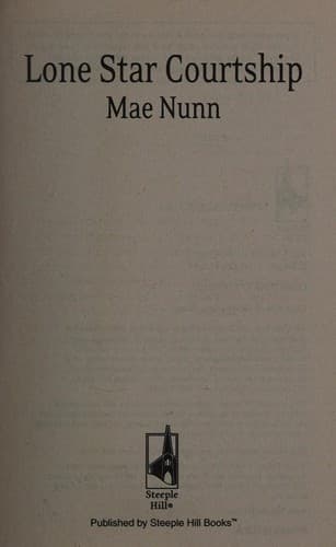 Cover of Lone Star Courtship