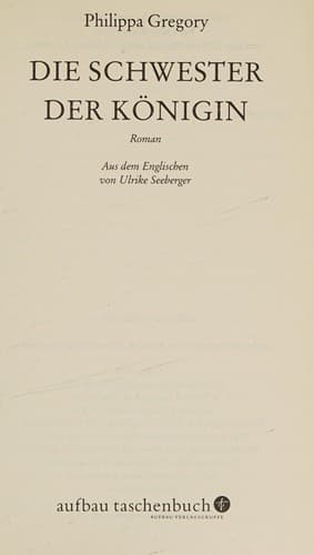 Cover of Die Schwester der Königin