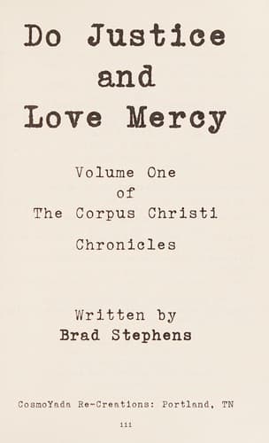Cover of Do justice and love mercy