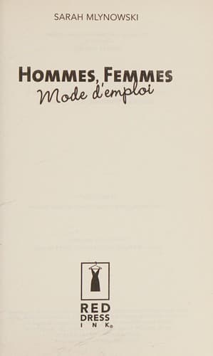 Cover of Hommes, femmes mode d'emploi