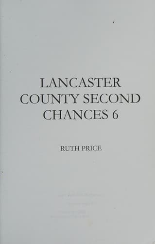 Cover of Second chances